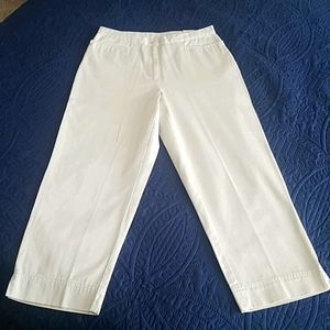 Never worn, 100% cotton capri pants